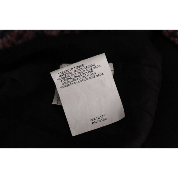 Sportmax Womens S Pink Black Cut Out Shoulder Ring Silk Mini Dress Short Sleeve - Picture 7 of 11